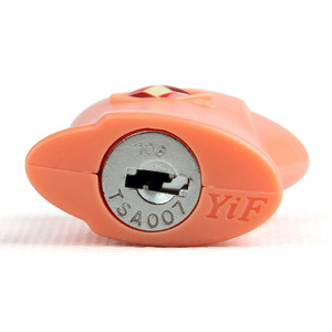 Jasit Travel Lock TSA Approved Black Zinc Alloy <b>Padlock</b> For Backpacks Luggage Security With Chrome Shackle - Product Image 4