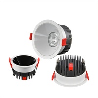 Spot LED moderne pour intérieur, luminaires de plafond 12W20W30W anti-éblouissement CRI98 COB, salon, bureau à domicile, éclairage de plafond moderne