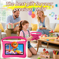 Tablettes d'apprentissage intelligentes pour enfants en gros, écran capacitif HD, fente pour carte TF, processeur MTK pour l'éducation