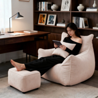 Pouf pliable créatif, fauteuil inclinable, canapé de détente, chaise longue confortable et imperméable pour chambre à coucher, salon, balcon