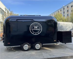 Camion de restauration rapide mobile personnalisé, entièrement équipé, pour la vente de glaces, de café et de grillades, cuisine mobile OEM, remorque alimentaire à vendre - Product Image 6