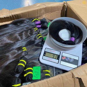 Nueva llegada Top Pure One Single Donor Cutícula Alinear Paquetes indios de color natural Peluca sin procesar Trenzado vietnamita Cabello crudo - Product Image 3