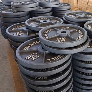 Grosir piring angkat besi kebugaran piring besi <span class=keywords><strong>Gym</strong></span> angkat besi cor piring berat - Product Image 2