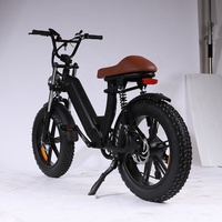 Venta de fábrica Bicicleta de montaña eléctrica gorda de 20 pulgadas 48V 10ah Almacén DE LA UE y EE. UU. Bicicleta eléctrica de rueda gorda