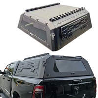 Dodge Ram 1500/2500/3500 Big Horn 6'4 Truck Bed Cap Aluminum Alloy Topper Camper Shell Canopy 2011-2019 JTG YUN