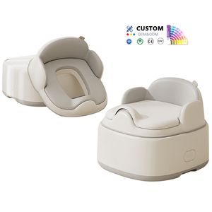 Chaise <span class=keywords><strong>de</strong></span> <span class=keywords><strong>toilette</strong></span> pour bébé 3 en 1 antidérapante en PU facile à transporter et à nettoyer avec protection anti-éclaboussures pour les garçons et les filles pour l'apprentissage <span class=keywords><strong>de</strong></span> la propreté - Product Image 1