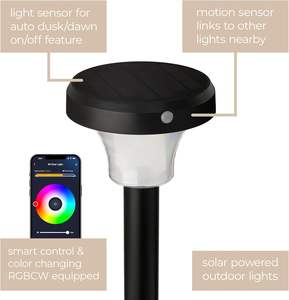 Lámpara Solar de Jardín de Gran Capacidad, Resistente al Agua IP65, para Patio, Parque, Decoración de Caminos, Césped y Jardín - Product Image 3