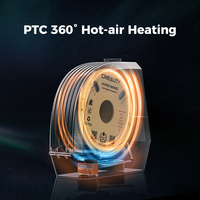 Caja Secadora de Filamento Creality Space 3D, Calentador PTC 360. Circulación de Aire Caliente, Control de Temperatura de 45-70°C, Temporizador de 48H, Monitor de Humedad