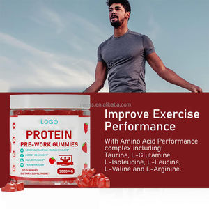 Gommes protéinées végétaliennes sans sucre pour la nutrition sportive Suppléments énergétiques pour soutenir la force musculaire et la croissance - Product Image 5