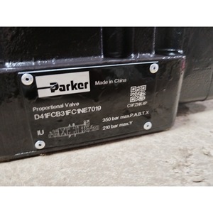 Vanne proportionnelle Parker D41FCB31FC1NE7019, vanne de commande hydraulique pour l'automatisation industrielle - Product Image 1
