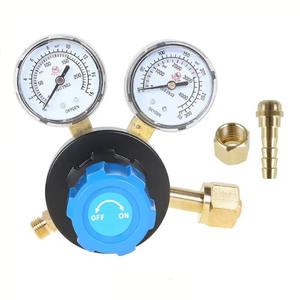 Regulador de Oxígeno Estilo Americano, Manómetro de Gas para Soldadura y Acetileno, Kit de Soldadura y Corte con Válvula Reductora de Presión - Product Image 3