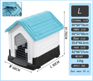 Pet House Manufacture Folding Pet House Windproof Plastic Water Proof Removable Indoor Outdoor Pet House