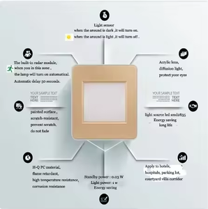 Lampada a LED intelligente per notte con sensore di movimento Radar luce per scale a LED 1W 2W 3W luce per scale da incasso - Product Image 6