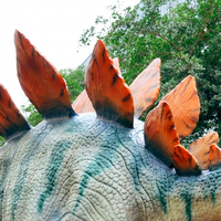 Modèle de dinosaure animatronique réaliste sur mesure, petit format, étanche, pour usage intérieur/extérieur, idéal pour les aires de jeux, les garderies et les centres commerciaux