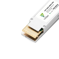 Modul Transceiver Serat Optik 400gbase-VR4 QSFP-DD PAM4 850nm 50m Dom MPO-12/APC MMF untuk Penggunaan Pusat Data