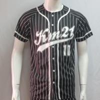 Diskon Harga Pabrik Seragam Bisbol Kerah V Sublimasi Nama Tim Kustom dan Logo Jersey Bisbol Jaring Bernapas