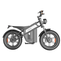Vélo électrique rétro YIDI New D74 à gros pneus, 250W, pour adultes, moteur haute puissance personnalisé, longue autonomie.