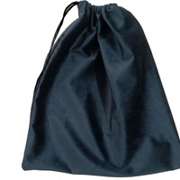Bolsa de Almacenamiento de Tela de Sarga de Algodón TC Reutilizable y Portátil con Cordón, para Todas las Estaciones, 33x28cm