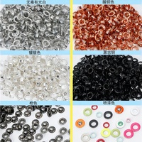 Œillet ovale en laiton de différentes couleurs, accessoires métalliques pour vêtements