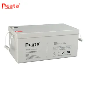 Neata Battery AGM / GEL 250 Ah 12V Deep Cycle 3000 Wh Battery Pack For Solar Energy System