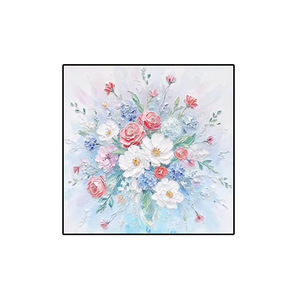 <span class=keywords><strong>Peinture</strong></span> sur toile personnalisée de magnifiques fleurs de <span class=keywords><strong>pivoine</strong></span>, <span class=keywords><strong>peinture</strong></span> décorative colorée pour la décoration du salon - Product Image 4
