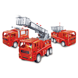 Venta al por mayor B/o Eléctrico Niños Venta al por mayor Bombero Camión Coche <span class=keywords><strong>Juguete</strong></span> Con Música Ligera Para Niños Pequeños Navidad Cumpleaños Regalo Coche Sets - Product Image 1