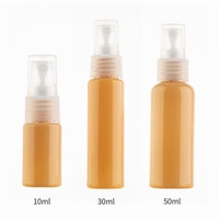 Petit flacon pulvérisateur en plastique PET à fine brume 10ml 30ml 50ml, emballage cosmétique couleur macaron avec pompe pulvérisatrice