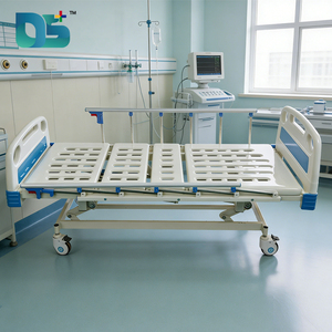 <span class=keywords><strong>Lit</strong></span> médical manuel durable avec jambes arrière réglables, équipement médical pour hôpital, soins infirmiers, capacité de charge de 160 kg - Product Image 3