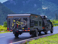 Nouvelle caravane de camping compacte australienne tout-terrain Mini remorque 4x4 tente pop-up pour camion camping-car utilisation en plein air-matériau en aluminium