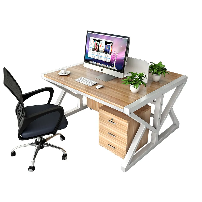 Bureau rond carré pour salle de réunion, assemblage rectangulaire, brosse, câble métallique, couverture de Table, bureau, en argent, meubles OEM