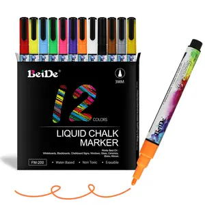 Water Based, Non Toxic Erasable Liquid Chalk Marker Pen