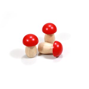 Juguete de madera con forma de hongo, tubo de arena, instrumento de percusión Orff, ayuda didáctica sensorial para el aprendizaje temprano - Product Image 2