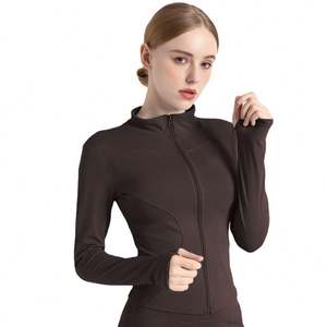 Veste de sport à séchage rapide Fly, col montant, haut de yoga amincissant, vêtements de sport, COULEURS ASSORTIES, léger, toutes saisons - Product Image 1