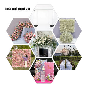 Обещание, искусственный цветок, настольный бегун, белая роза и зелень, свадебный стол, бегун, Цветочный ряд - Product Image 5