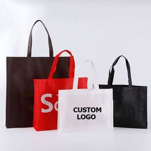 Reusable Polypropylene Non-Woven Tote <b>Bags</b> Zipper Closure Shoulder Strap-Eco-Friendly Recyclable Promotional Shopping <b>Bags</b> - Product Image 1