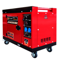 Nouveau type de prix bon marché 5kw 5000w 5kva 5,5 kw 5500w 5,5 kva Générateurs diesel portables à démarrage électrique de style silencieux pour usage domestique