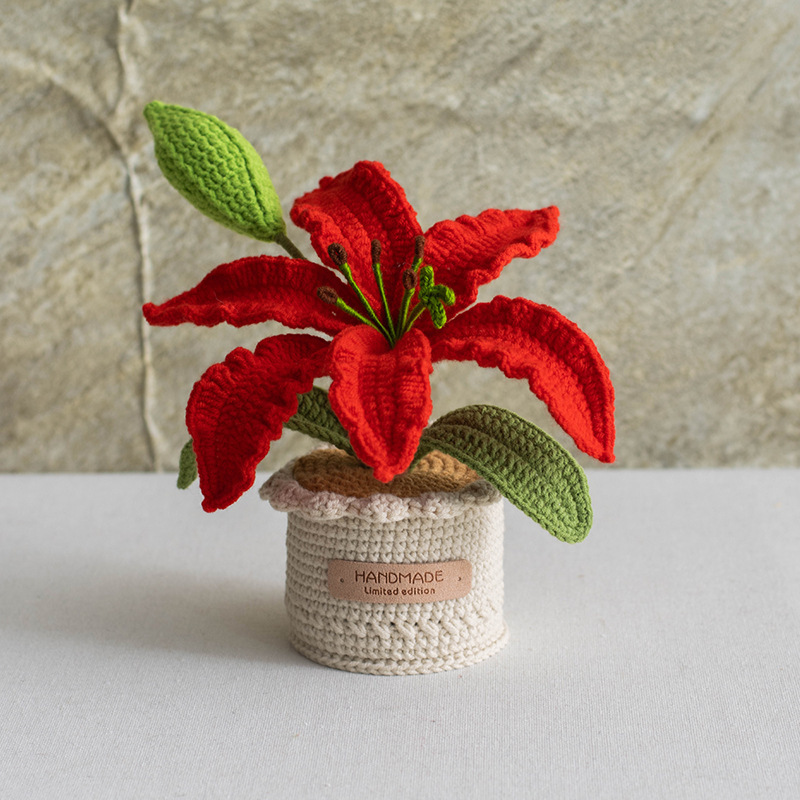 Flor de lirio - Rojo