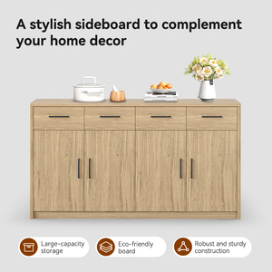 30 jaar fabrieksgarantie houten antieke sideboard kast keuken luxe opberg display laden kasten groothandel - Product Image 3