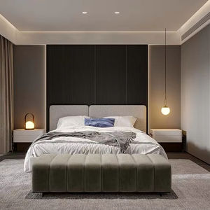 Armoire en bois moderne intégrée, armoire en bois de luxe, ensemble de meubles de chambre à coucher, dressing - Product Image 2