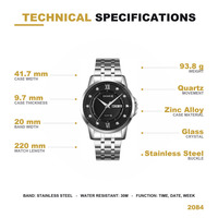 Jam Tangan Pria SKMEl 2084 3ATM Tahan Air Jam Tangan Sport Unisex Digital Tahan Air untuk Pria Jam Tangan Desainer