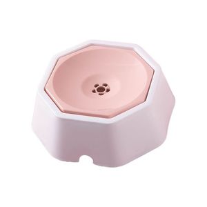 Bol à boire flottant anti-déversement pour chien et chat, en ABS+TPR, fournitures pour animaux de compagnie pour bouledogues français - Product Image 5