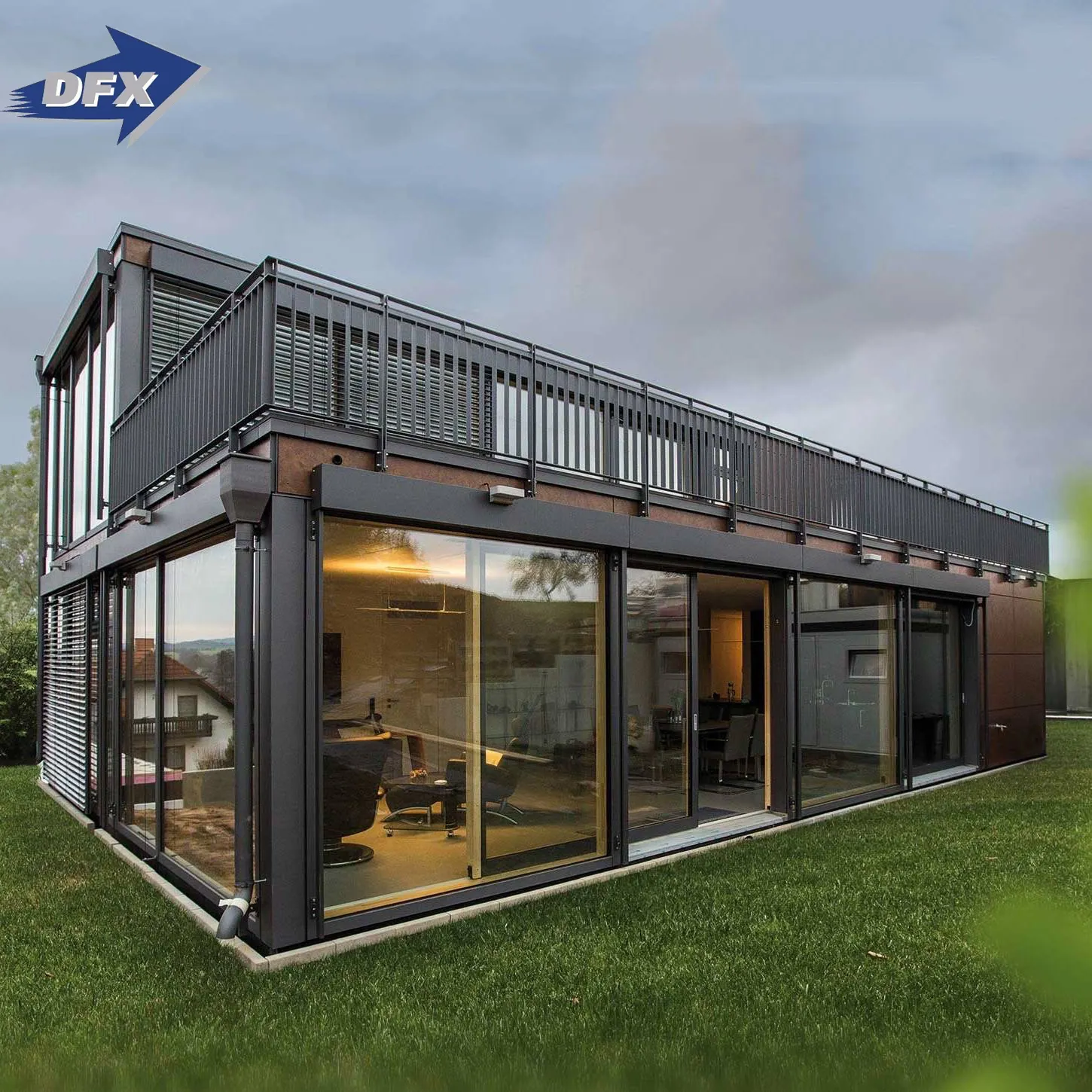 Einfache Montage und Demontage 20ft Design 40ft modulare vorgefertigte Lagerung Versand Container Häuser Bar zum Verkauf