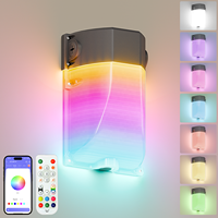 Smart RGB LED mur Pack lumière 5m décor à la maison SMD2835 blanc PCB App contrôle gradation à distance en aluminium moulé sous pression corps de lampe