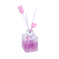 Diffuseur de parfum carré en verre sans BPA, capacité de 50 ml, design tendance