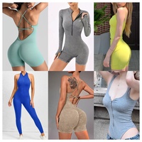 Ensemble de yoga de sport et de fitness respirant en deux pièces à bas prix en gros \ Ensemble de yoga à manches coupées et autres ensembles de yoga sexy mixtes