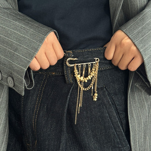 Broche de diseñador con borlas y cadena de cuentas CCB irregulares remachadas <span class=keywords><strong>para</strong></span> mujer, accesorios de moda <span class=keywords><strong>para</strong></span> trajes de fiesta, regalo de joyería. - Product Image 5