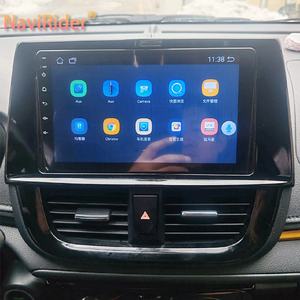 Autoradio stéréo Android 13 avec CarPlay et commande vocale IA 8+128 Go pour Toyota Vios 2013-2017 Yaris SE, navigation GPS, lecteur multimédia vidéo - Product Image 1