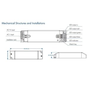 Alimentatore Dimmerabile CV 12V 40W a 3 Canali con Telecomando RF 2.4G per Striscia LED 12V PB-40-12-3 Rohs Faretto in Alluminio - Product Image 5
