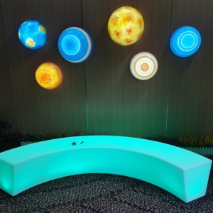 <span class=keywords><strong>Lampe</strong></span> LED créative en forme de globe terrestre avec lumière ambiante 6000K - Série minimaliste étoilée pour la décoration d'hôtels et de maisons - Product Image 1