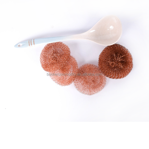 Épurateur de cuivre pur <span class=keywords><strong>enduit</strong></span> de cuivre récureur maille récureur fil <span class=keywords><strong>éponge</strong></span> pour plats casseroles casseroles récurage facile pour un nettoyage difficile - Product Image 4